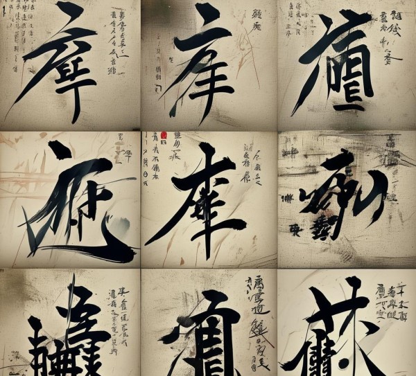 九宫格书法动态美，传统艺术与现代视觉的交融之旅,九宫格书法动态美，传统艺术与现代视觉的交融之旅,书法,生活,传统艺术,第1张