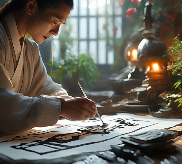 墨舞生香，岁月歌韵——四字书法作品生活之美赏析,墨舞生香，岁月歌韵——四字书法作品生活之美赏析,书法艺术,书法,生活,第1张