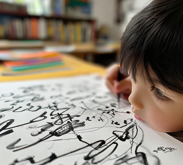 翰墨童趣，五年级硬笔书画作品鉴赏之旅,翰墨童趣，五年级硬笔书画作品鉴赏之旅,书法艺术,书法,硬笔书法,第1张
