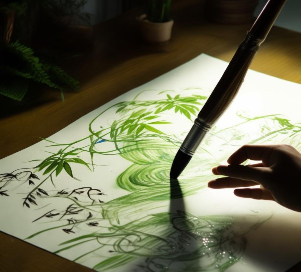 墨舞绿意，硬笔书法中的低碳环保与传统文化,墨舞绿意，硬笔书法中的低碳环保与传统文化,书法艺术,书法,硬笔书法,第1张