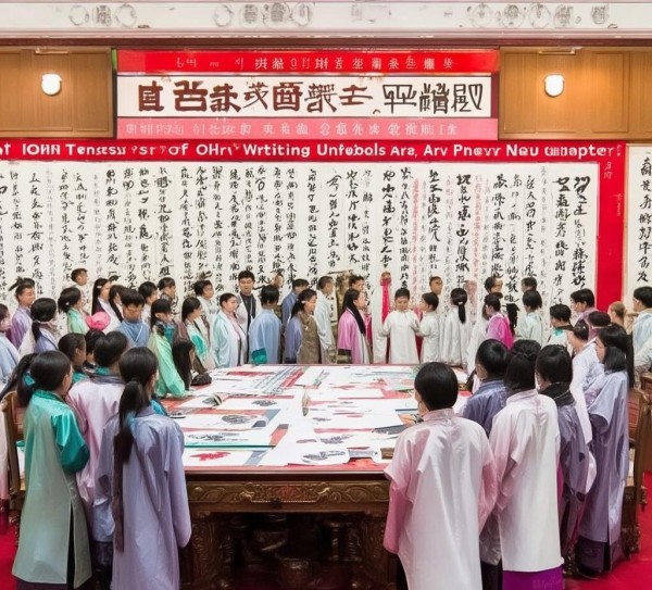 翰墨传承十载辉煌，书法艺术再谱新篇——我校书法班十周年校庆招生盛典启幕,翰墨传承十载辉煌，书法艺术再谱新篇——我校书法班十周年校庆招生盛典启幕,书法艺术,书法,生活,第1张