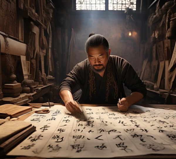 墨香流转，书法家笔耕不辍的生活画卷,墨香流转，书法家笔耕不辍的生活画卷,书法,书法理论,生活,第1张