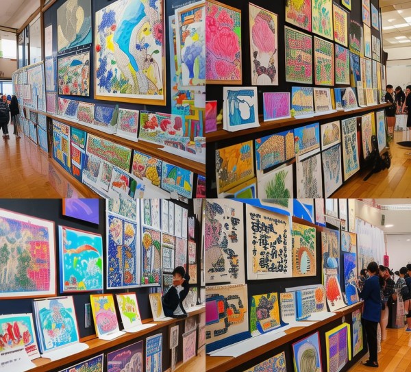 校园艺术盛宴，中小学生硬笔书画展精彩绽放,校园艺术盛宴，中小学生硬笔书画展精彩绽放,书法艺术,书法,硬笔书法,第1张