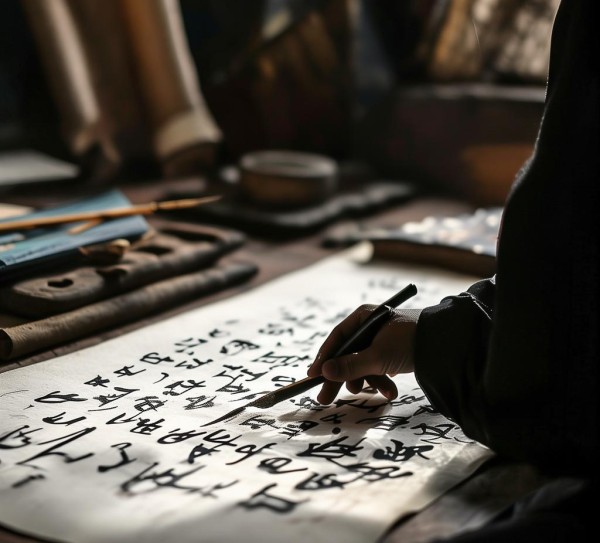 蔡邕，千古书法理论巨擘的笔锋独步之旅,蔡邕，千古书法理论巨擘的笔锋独步之旅,书法艺术,书法,书法理论,第1张