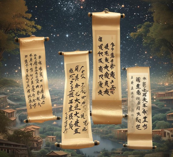 四大行书瑰宝，穿越时空的艺术鉴赏之旅,四大行书瑰宝，穿越时空的艺术鉴赏之旅,书法艺术,书法,第1张