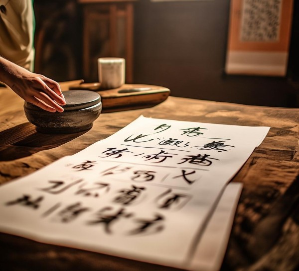 墨舞风华·行书浪淘二字展现古典意境,墨舞风华·行书浪淘二字展现古典意境,书法,书法艺术,第1张