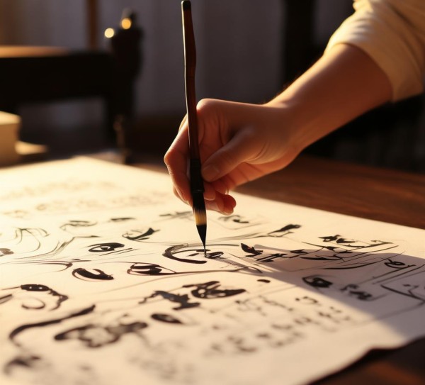 墨舞风华，行书三点水书法艺术之旅,墨舞风华，行书三点水书法艺术之旅,书法,书法艺术,第1张