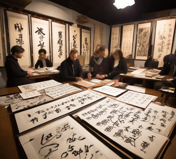 六人行墨香盈室，书法艺术佳作鉴赏之旅,六人行墨香盈室，书法艺术佳作鉴赏之旅,书法,书法艺术,书法展,第1张